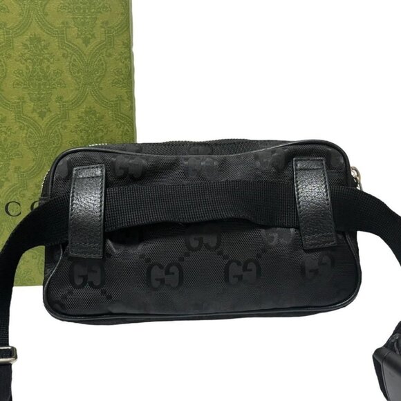 Authentic Gucci GG Supreme Off The Grid Waist Bag Belt Bag Pouch Mens Black - Picture 4 of 16